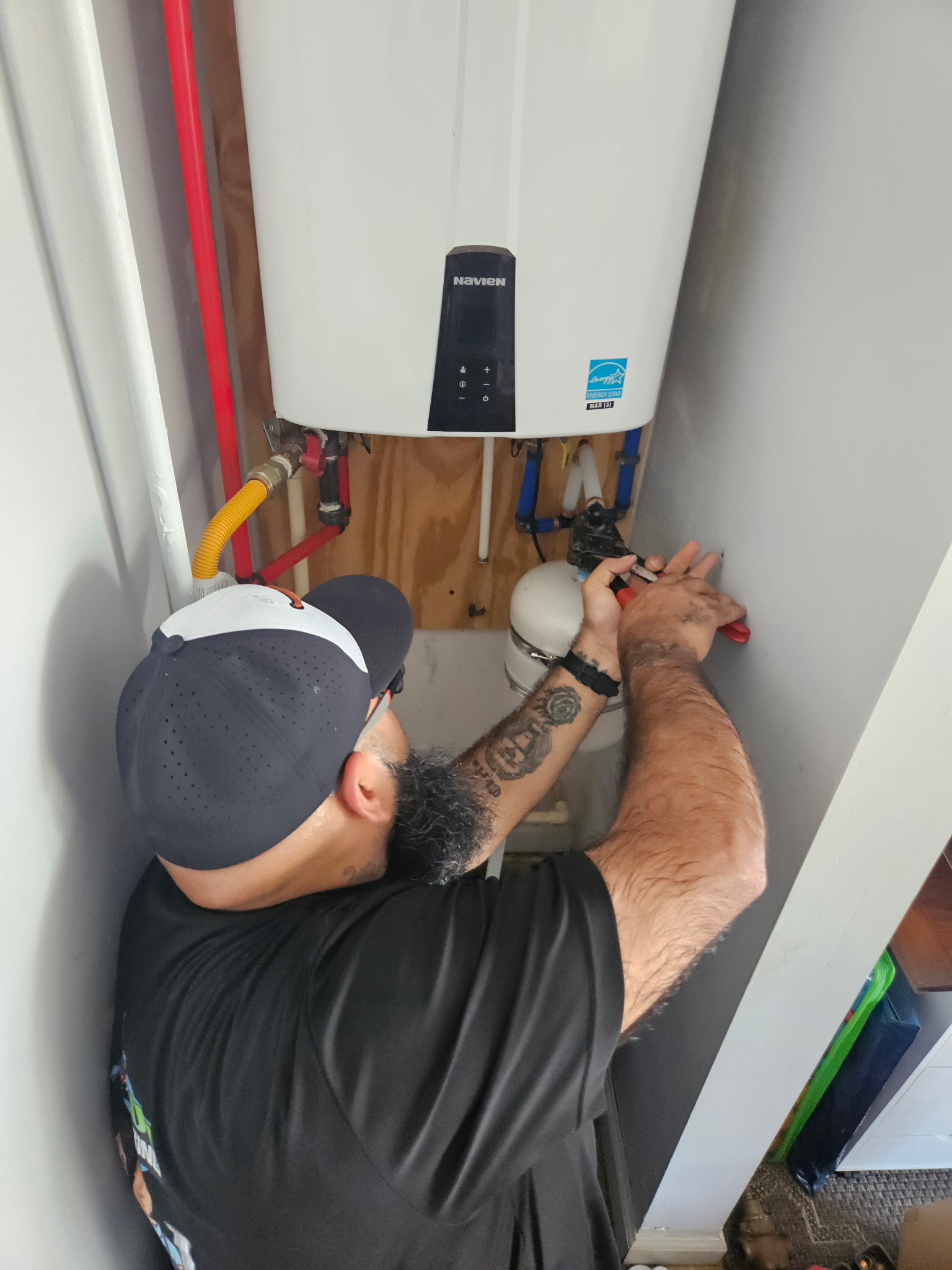 Tankless water heater service